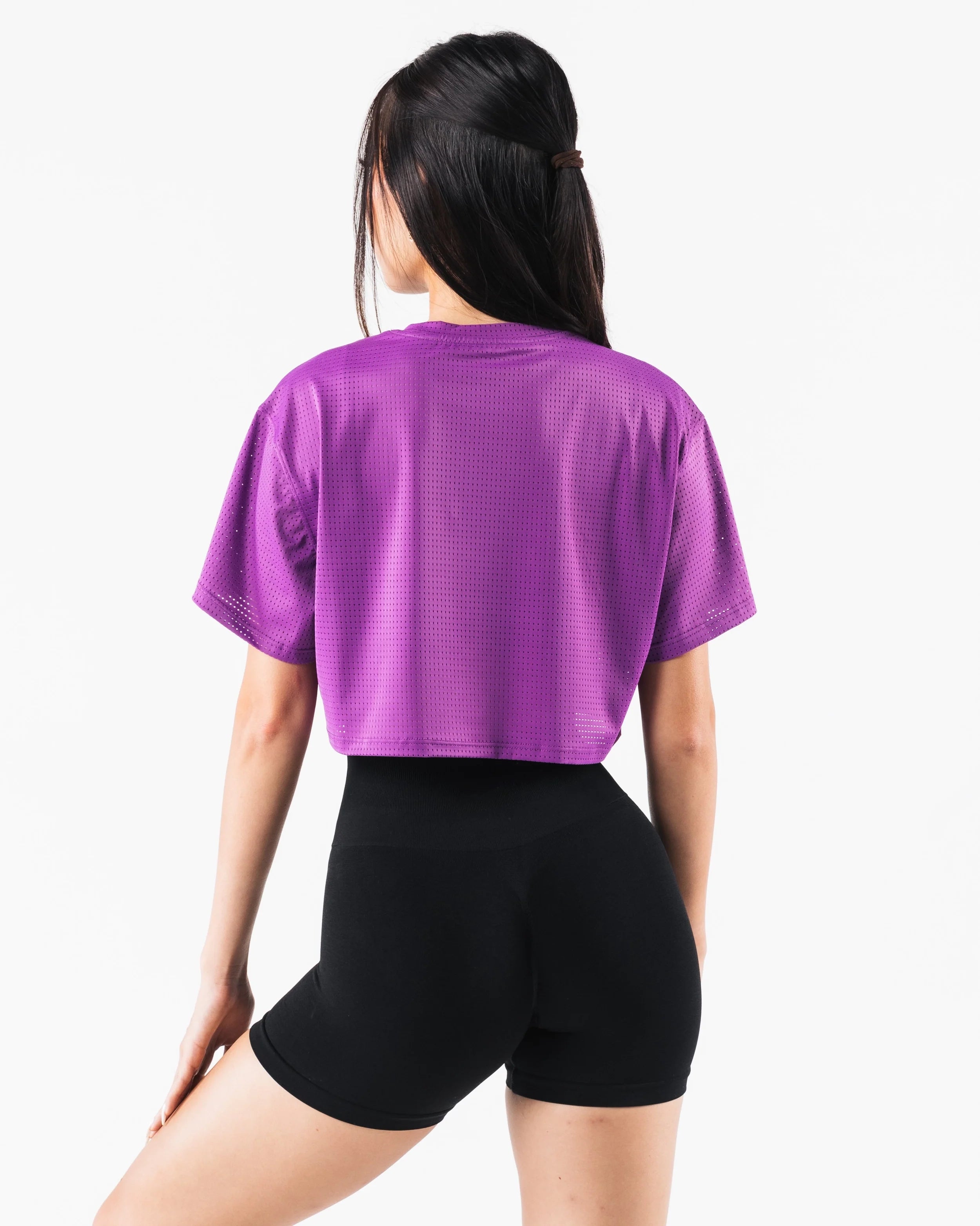 Margo Mesh Crop Tee