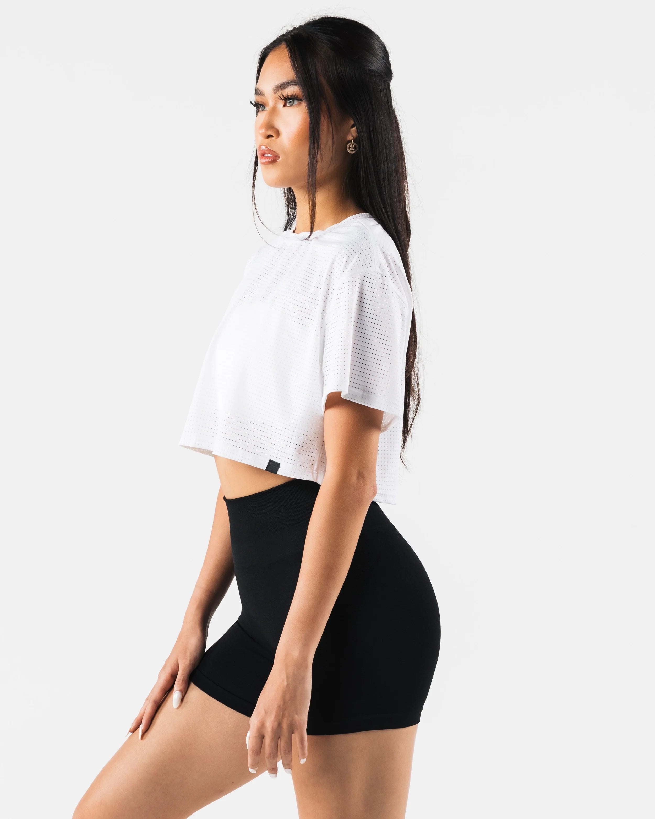 Margo Mesh Crop Tee