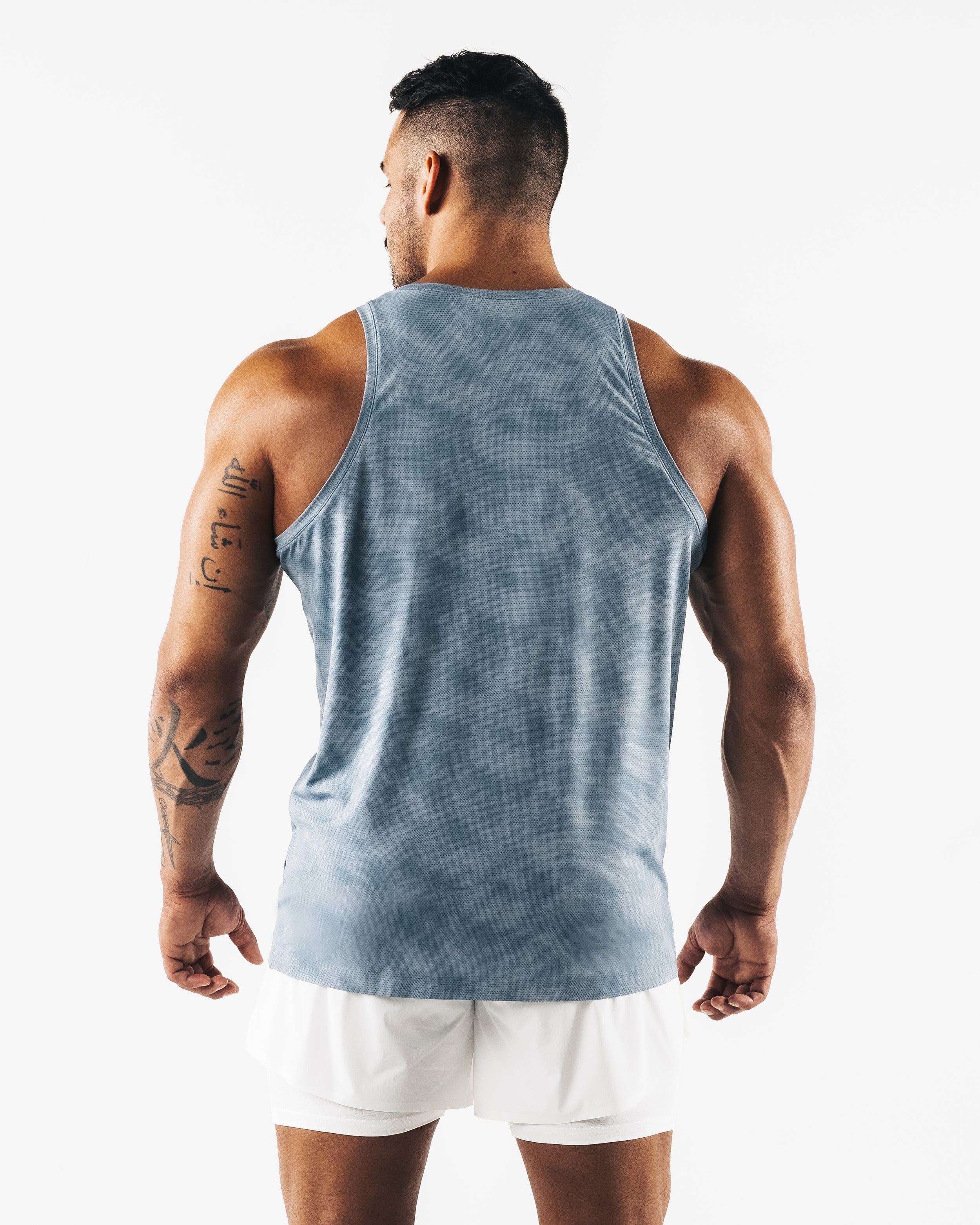 Racer Tank Reseda Print