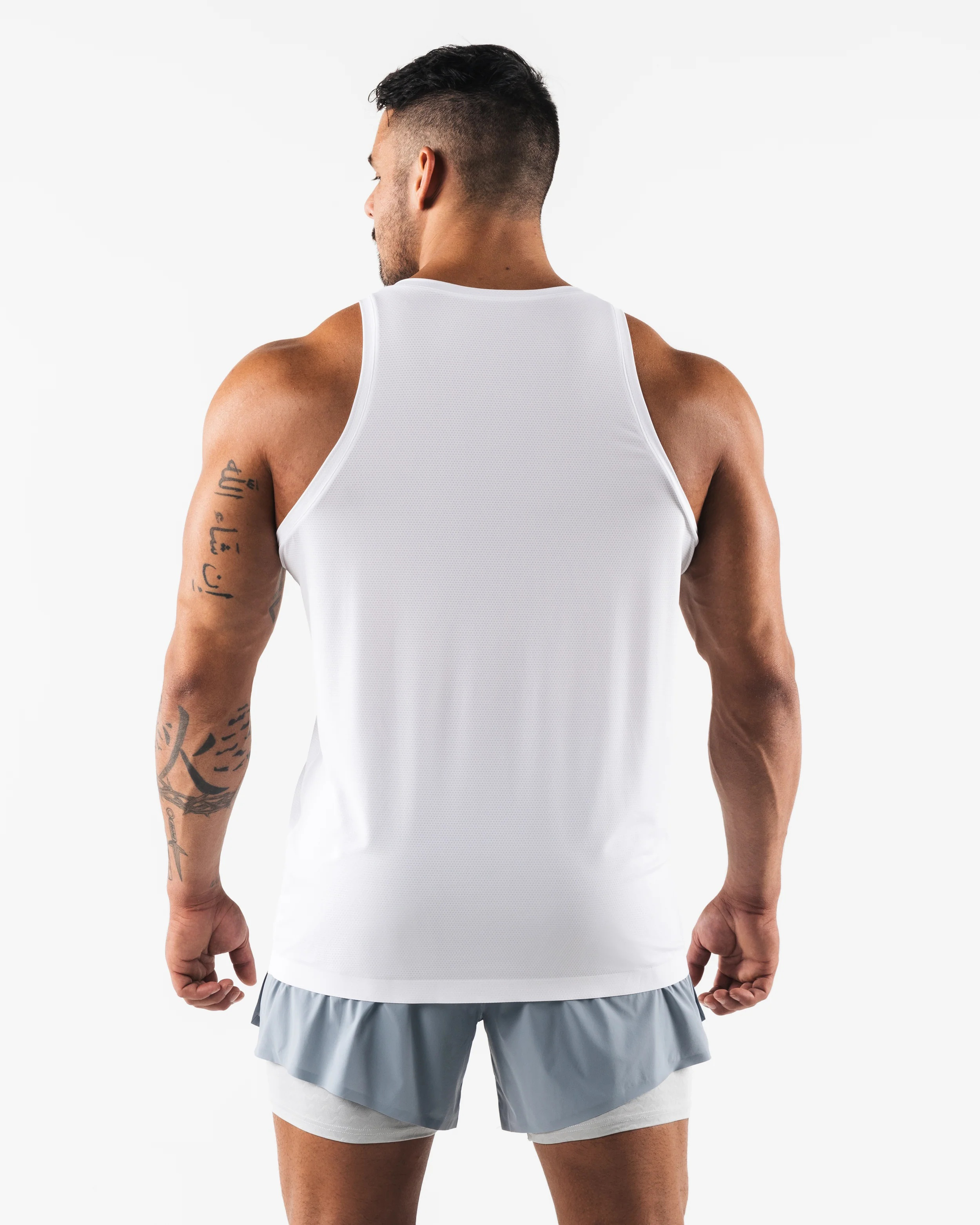 Racer Tank Reseda Print